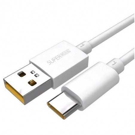 Oppo / Realme Cavo 6A SUPERVOOC CHARGE da USB-A a USB-C da 1 Metro Bianco | Bulk