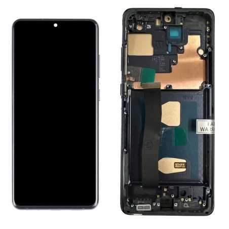 Display LCD INCELL + Frame Per Samsung Galaxy S20 Ultra G988 | Nero