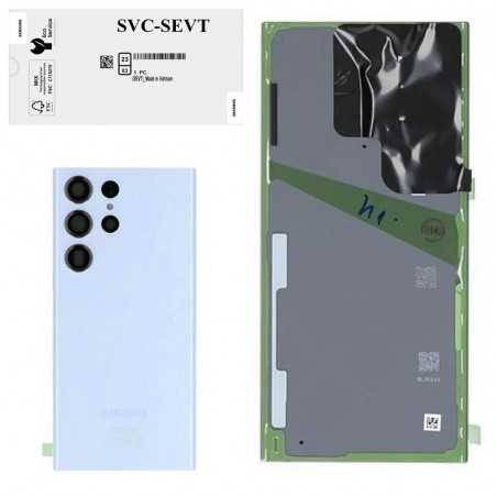 Samsung Back Cover Originale Service Pack per Galaxy S23 Ultra SM-S918B Sky Blue