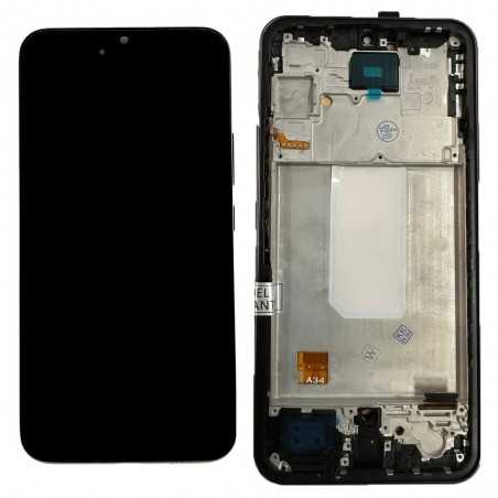 Display LCD OLED (FULL SIZE) + Frame Per Samsung Galaxy A34 5G A346