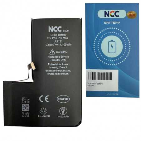 NCC T600 Batteria Compatibile per Apple iPhone 15 Pro Max | TI Chip