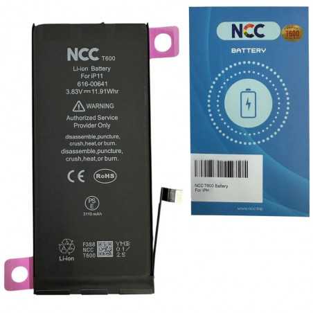 NCC Batteria Compatibile T600 per Apple iPhone 11 A2111 | A2223 | A2221 | TI Chip - 3110mAh