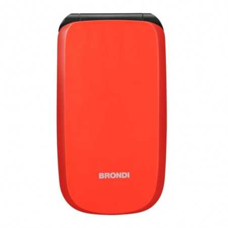 BRONDI RAPTOR Telefono Cellulare Flip Ampio Display Accesso Rapido Dual Sim | Arancio