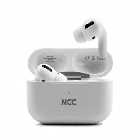 NCC Auricolare Bluetooth S66 Cuffie TWS USB-C Audio HIFI | Bianco