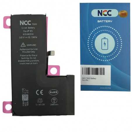 NCC T600 Batteria Compatibile per Apple iPhone XS A1920 A2097 A2098 A2099 A2100 | TI Chip - 2658mAh