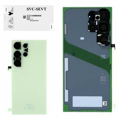 Samsung Back Cover Originale Service Pack per Galaxy S24 Ultra SM-S928B | Titanium Green