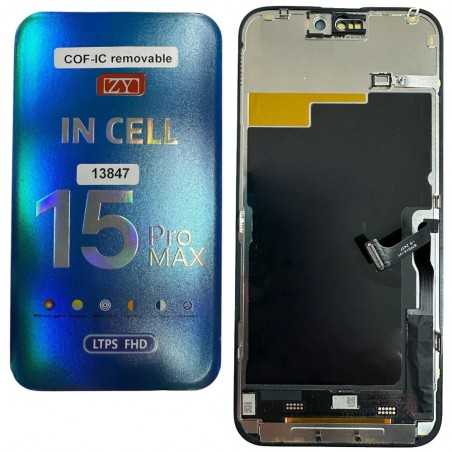 Display LCD ZY INCELL FHD LTPS COF 1:1 Per Apple iPhone 15 PRO MAX | IC INTERCAMBIABILE