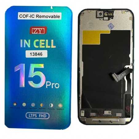 Display LCD ZY INCELL FHD LTPS COF 1:1 Per Apple iPhone 15 PRO | IC INTERCAMBIABILE