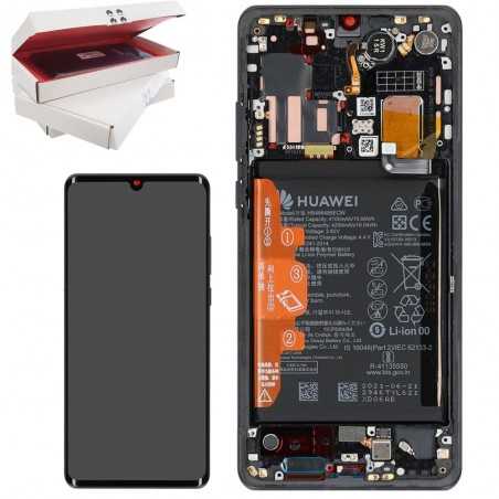 Huawei SERVICE PACK Display LCD ORIGINALE + Frame e Batteria Per P30 Pro 2020 New Edition VOG-L29D | Nero