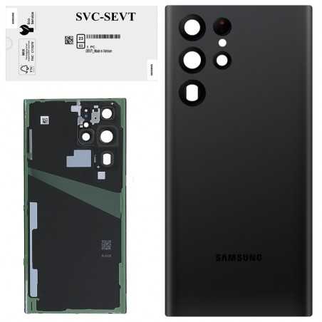 Samsung Back Cover Originale Service Pack per Galaxy S22 Ultra S908B | Phantom Black