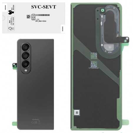 Samsung Back Cover Originale Service Pack per Galaxy Z Fold 4 F936B | Grey Green