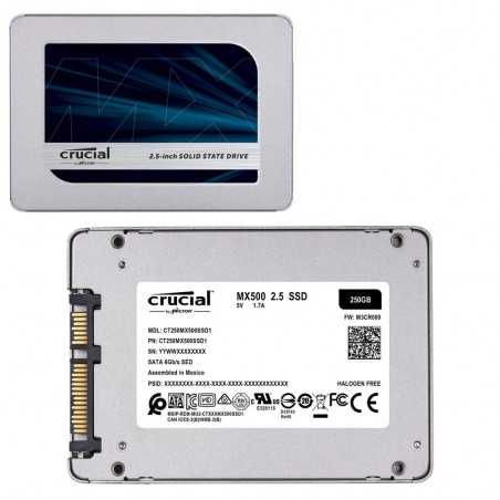 Crucial SSD Interno MX500 2,5" Memoria da 250GB