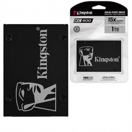 Kingston SSD SKC600 2.5" SATA Memory from 256Gb to 1Tb