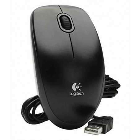 Logitech Mouse Ottico B100 800 dpi Usb | Nero