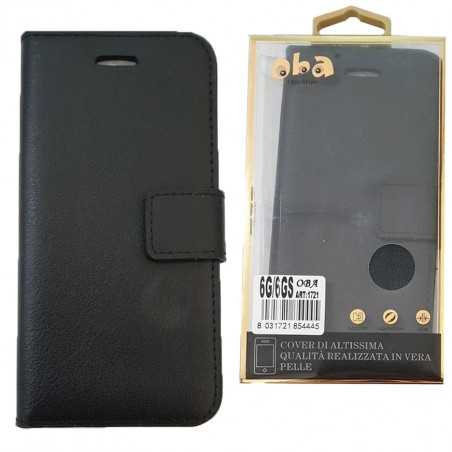 Oba Custodia Flip Wallet Magnetica Per iPhone 6/6S a Libro