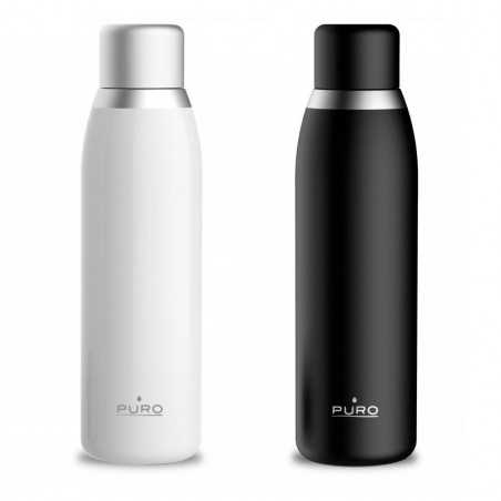 Puro Bottiglia Termica SMART 500ml Acciaio Doppio Strato con Tappo LCD Touch