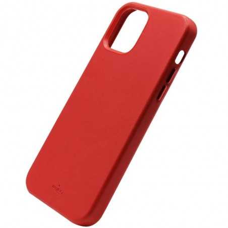 Puro SKY Leather Effect Case for iPhone 12 - iPhone 12 Pro | Black - Blue - Red - Pink
