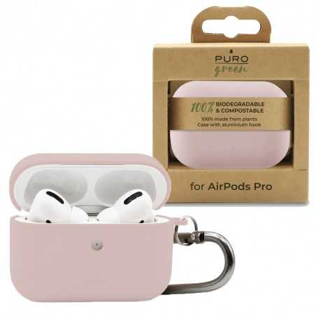Puro Green - Biodegradable and Compostable Case for Airpods Pro With Hook