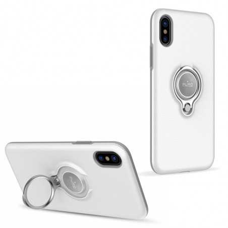 Puro Magnet Ring Cover Per iPhone 7 Plus, 8 Plus Bianco