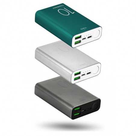 Puro Power bank Compact Fast Charger In Alluminio 10000mAh 