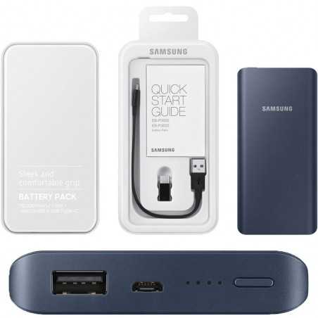 Samsung Battery Pack EB-P3000CN Type-C 10000mAh Blu Navy