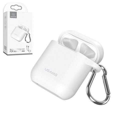 Usams 3 in 1 Silicone Case + Carabiner + Lanyard for Airpods