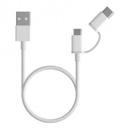 Xiaomi 2 In 1 Micro-Usb and Type-C Data Cable 1mt