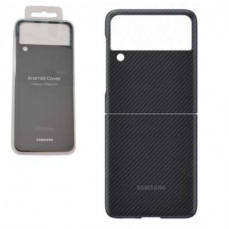 Samsung EF-XF711SBEGWW Custodia Aramid Hard Cover Galaxy Z Flip 3 2021 F711 Nero