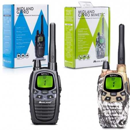 MIDLAND G7 PRO PORTABLE RADIO TRANSCEIVER WALKIE TALKIE LPD / PMR