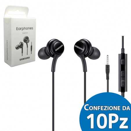 Samsung Auricolare EO-IA500BBEGWW In-Ear con Filo Jack 3.5mm | Nero confezione da 10Pz