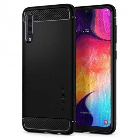 SPIGEN Armor Cover for Galaxy A50 A505 - A30S A307 Case With Black Matte Finish