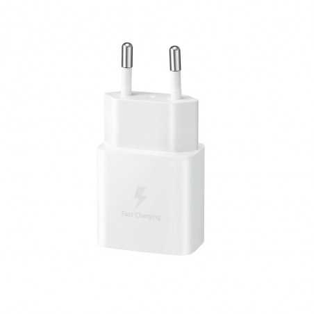 Samsung Caricabatterie USB Type-C Fast Charging (15W) EP-T1510N | Bianco e Nero