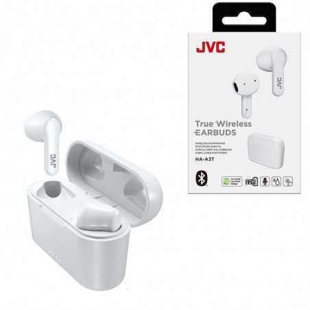 JVC Auricolari IN-EAR Bluetooth HA-A3T-B-U Cuffie Earbuds True Wireless | Nero e Bianco