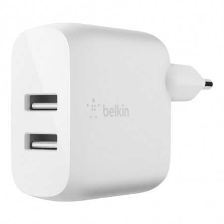Belkin Doppio caricabatteria da parete USB-A da 24 W BOOST CHARGE
