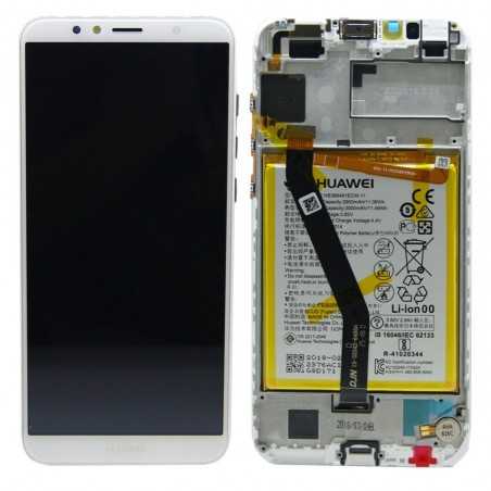 Huawei Service Pack LCD Completo di Batteria Per Huawei Y6 2018 ATU-L11 ATU-L21 | Bianco