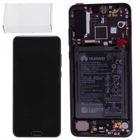 Huawei SERVICE PACK Display LCD ORIGINALE + Frame e Batteria Per P20 PRO | NERO | CLT-L09 CLT-L29