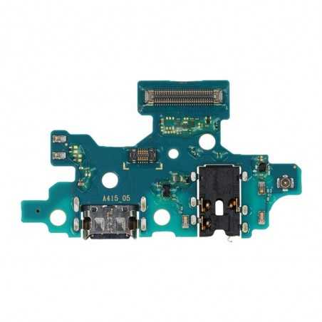 Samsung Original USB Type-C Charging Connector with Microphone Flex Board for Galaxy A41 SM-A415