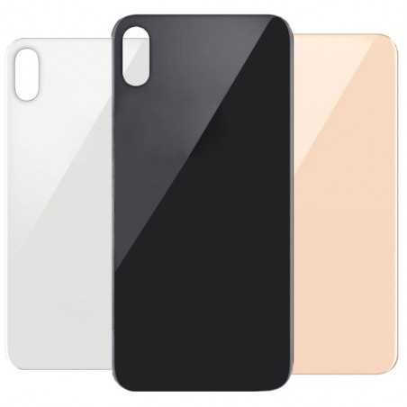 Back Cover Big Hole in Vetro Per iPhone XS Max - NO LOGO