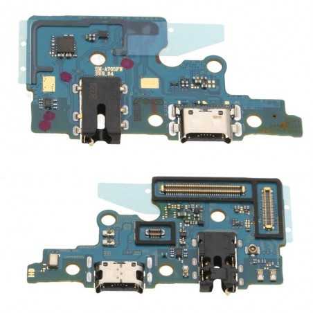 Samsung Original USB Type-C Charging Connector with Microphone Flex Board for Galaxy A70 SM-A705
