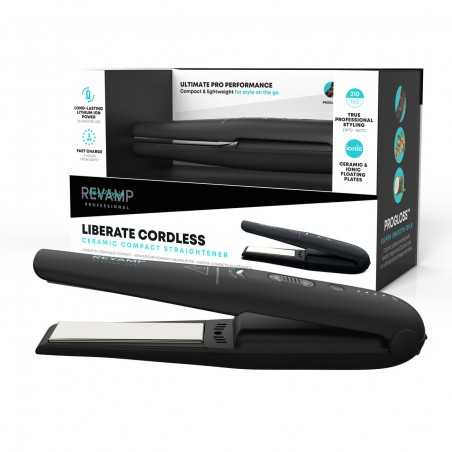 Revamp Piastra Compatta in Ceramica Progloss Liberate Cordless A Batteria