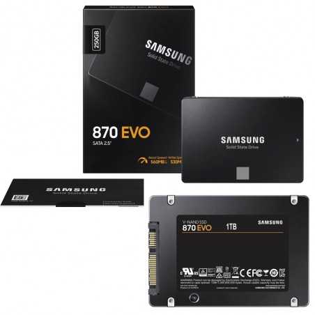 Samsung SSD 870 EVO 250GB SATA 2.5" 6G memory