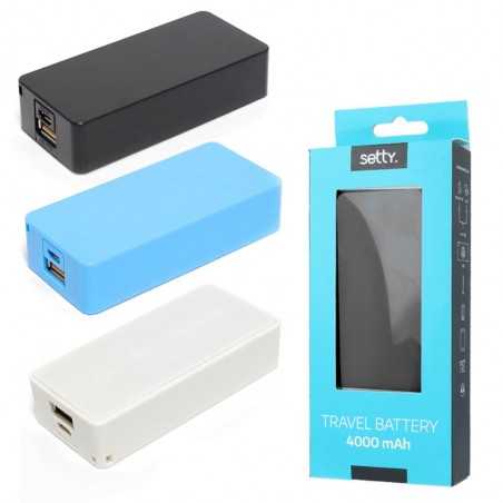 Setty Powerbank da 4000Mah